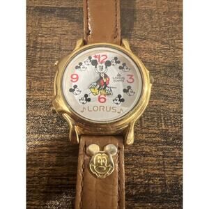 Lorus Mickey Mouse Musical Watch V422-0010 Vintage Non Tested